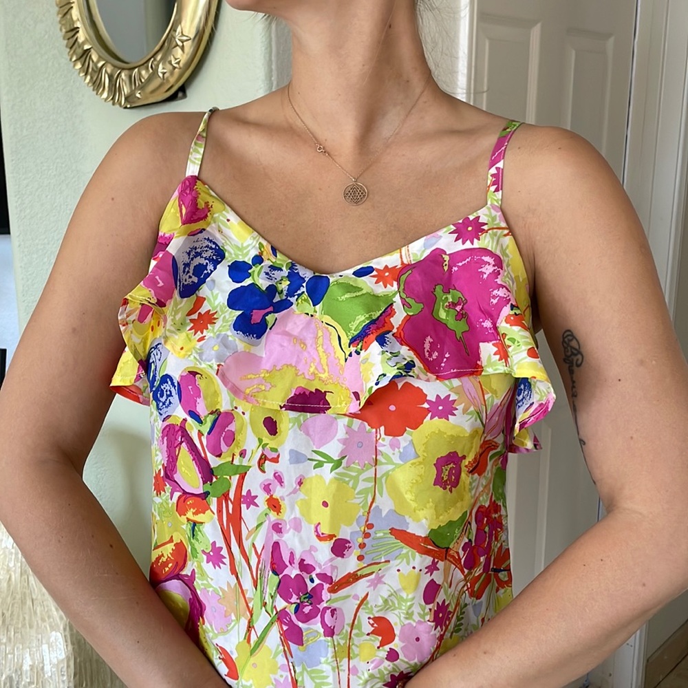 100% silk Anthropologie by B.B.Dakota  maxi dress new never worn. - Picture 7 of 13